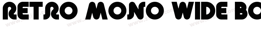 Retro Mono Wide Book字体转换
